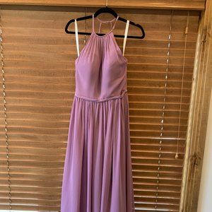 Azazie Kailyn Wisteria Bridesmaid Dress - Floor length Chiffon